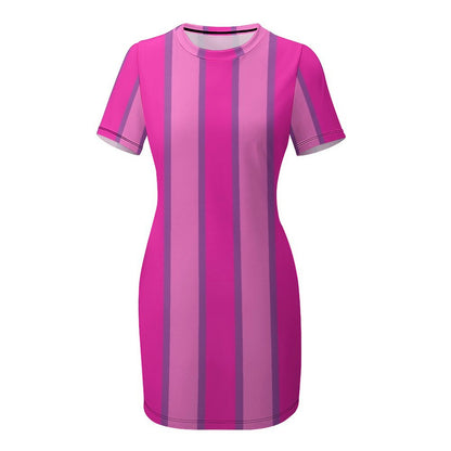 Stephanie LazyTown Costume Womens Pink Cosplay Dress Halloween And Comic Con Outfit 3
