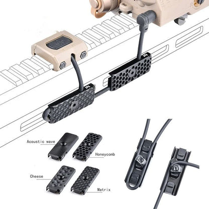 Metal CNC Airsoft Wire Guide Set for M Lok and Key MoD