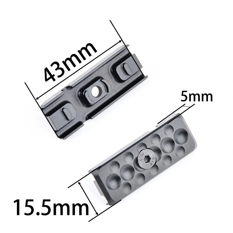 Metal CNC Airsoft Wire Guide Set For M Lok And Key MoD 2