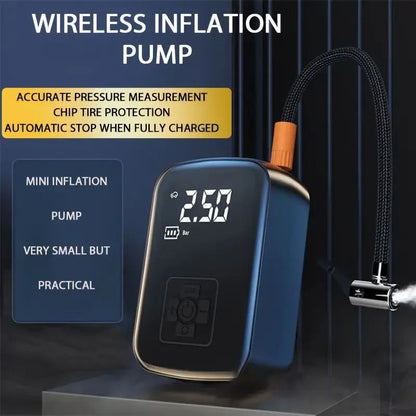 Wireless Car Air Compressor And Tire Inflator Pump With Rechargeable Battery 2