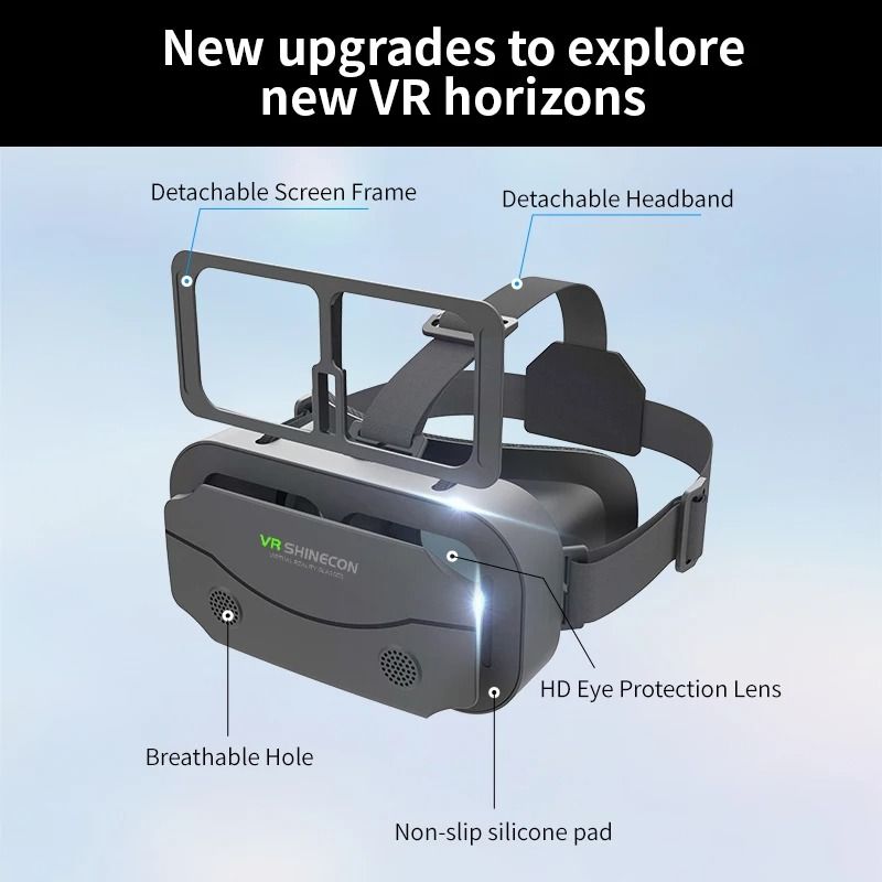 Virtual Reality Headset 3D VR Glasses For Smartphones Gaming And Movies 5