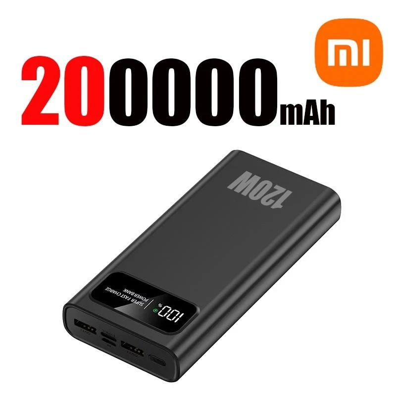 Super Fast Charging Power Bank 200000mAh With Digital Display And 120W Output 11