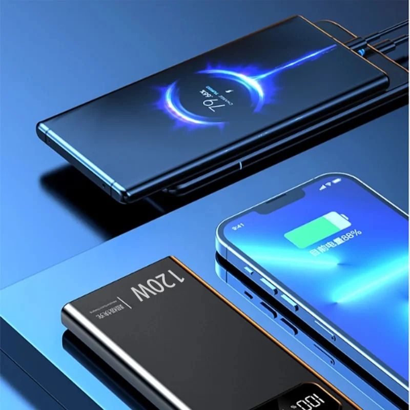 Super Fast Charging Power Bank 200000mAh With Digital Display And 120W Output 1