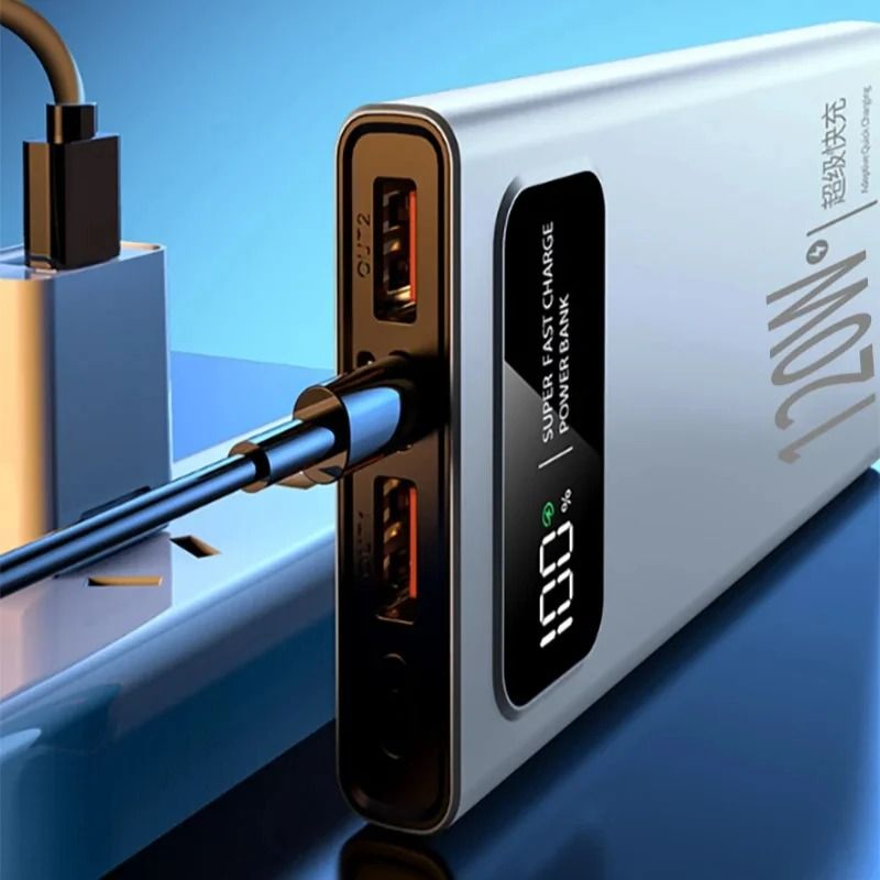 Super Fast Charging Power Bank 200000mAh With Digital Display And 120W Output 2