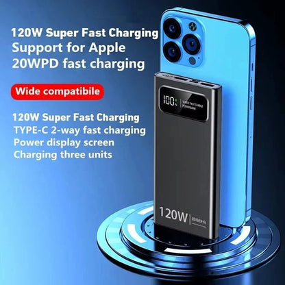 Super Fast Charging Power Bank 200000mAh With Digital Display And 120W Output 3