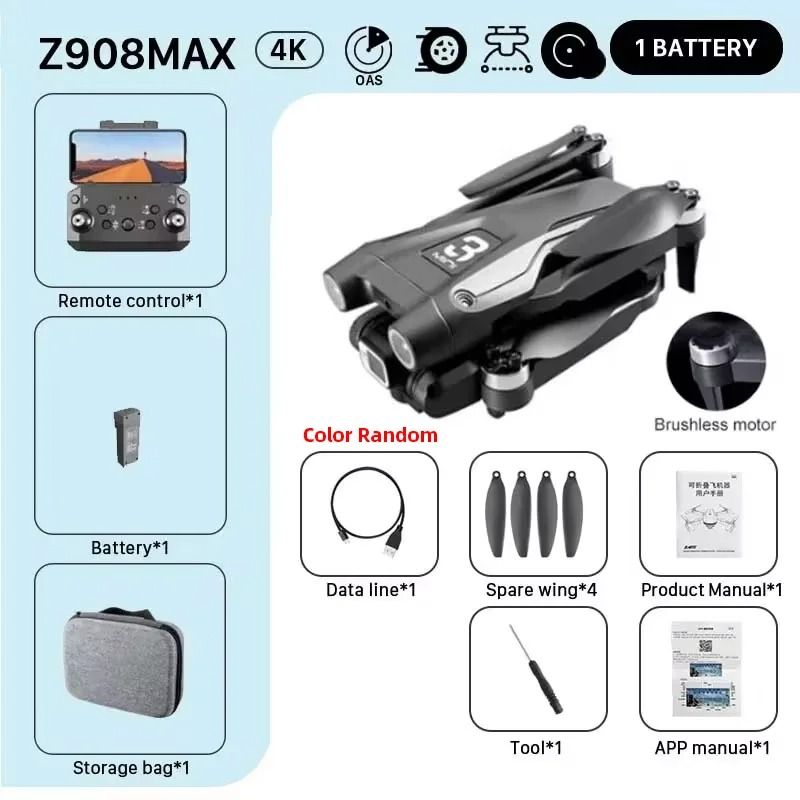 4K Folding Drone With Obstacle Avoidance And WiFi FPV Camera 10