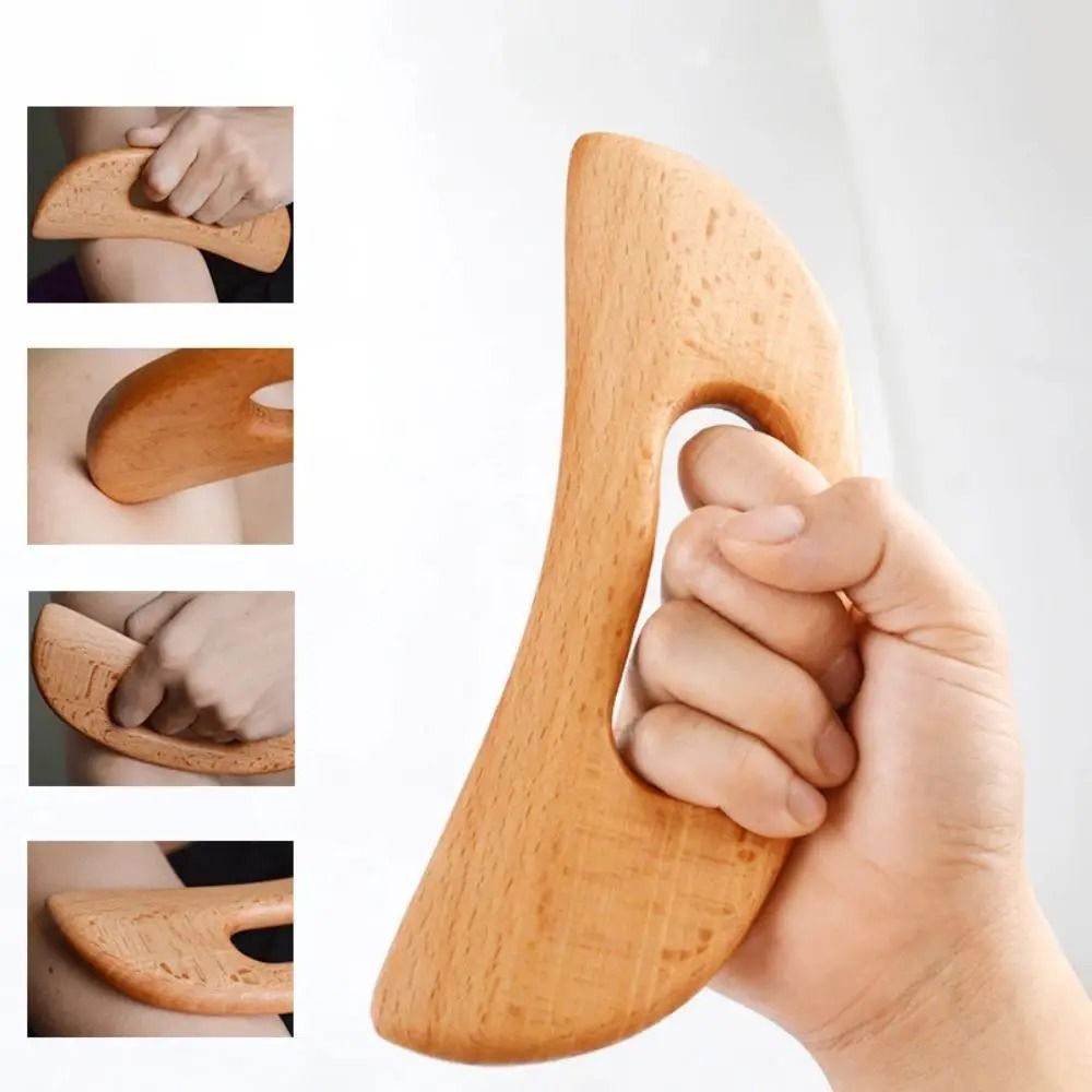 Wooden Gua Sha Massage Board for Body Scraping and Slimming Therapy