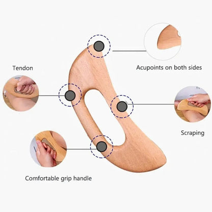 Wooden Gua Sha Massage Board For Body Scraping And Slimming Therapy 5