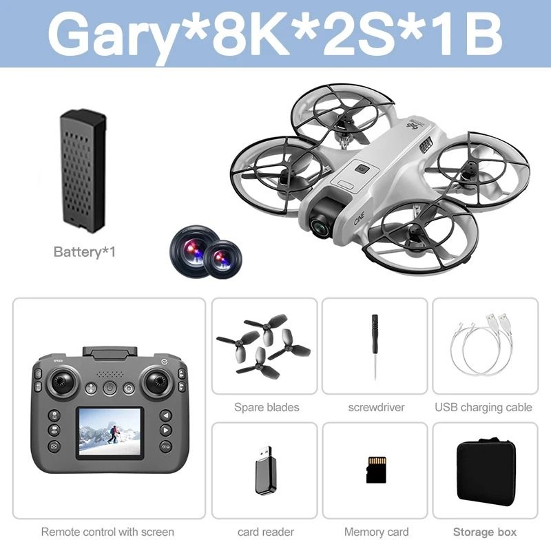 8K Dual Camera 5G WiFi Drone With Obstacle Avoidance And Brushless Motor 8