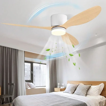 Modern LED Ceiling Fan Light With Remote Control For Bedrooms And Living Rooms 1