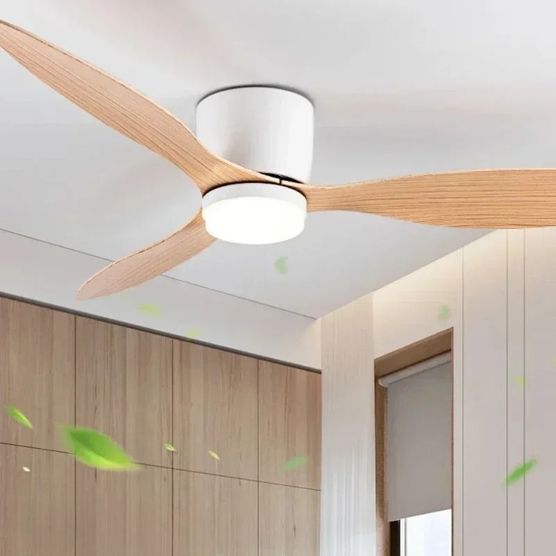 Modern LED Ceiling Fan Light With Remote Control For Bedrooms And Living Rooms 2