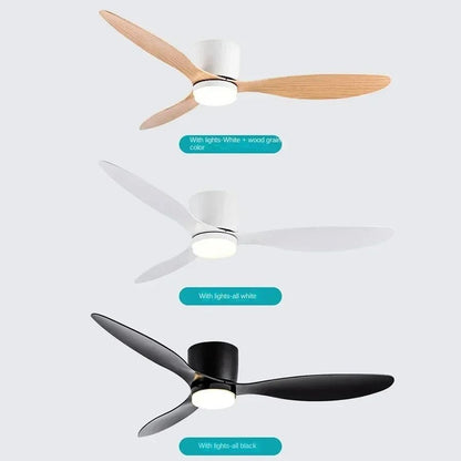 Modern LED Ceiling Fan Light With Remote Control For Bedrooms And Living Rooms 5