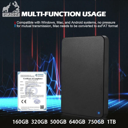 Portable External Hard Drive USB 30 High Speed HDD For Laptop PC MacBook PS4 PS5 1