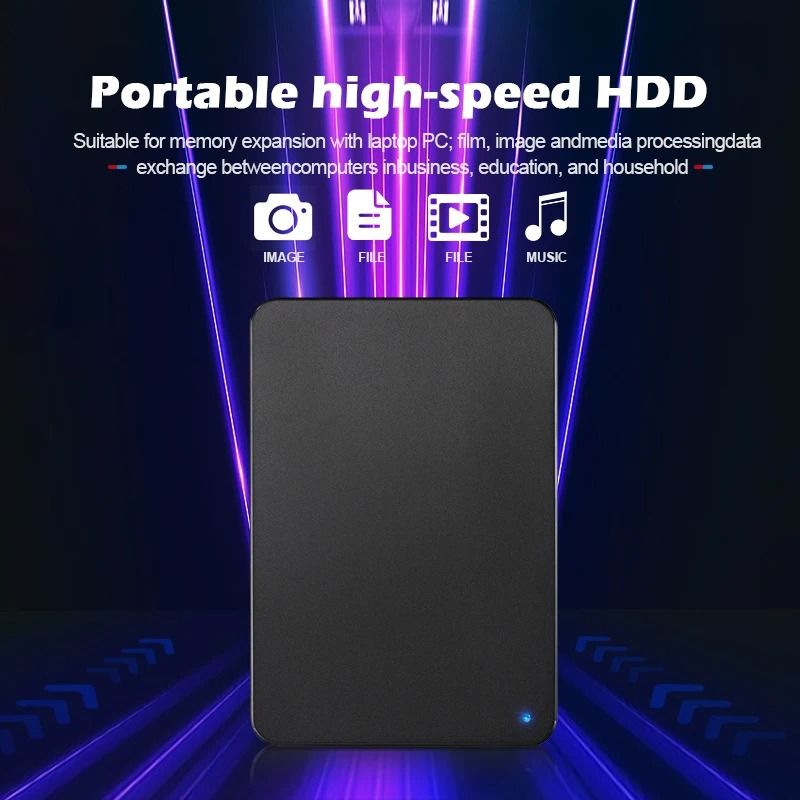 Portable External Hard Drive USB 30 High Speed HDD For Laptop PC MacBook PS4 PS5 2