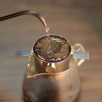 Stainless Steel Coffee Filter Cup Portable Hanging Ear Hand Brew Funnel 4