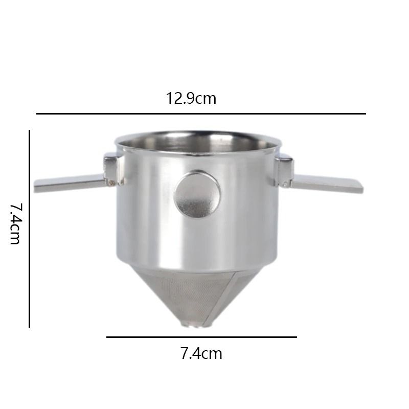 Stainless Steel Coffee Filter Cup Portable Hanging Ear Hand Brew Funnel 5