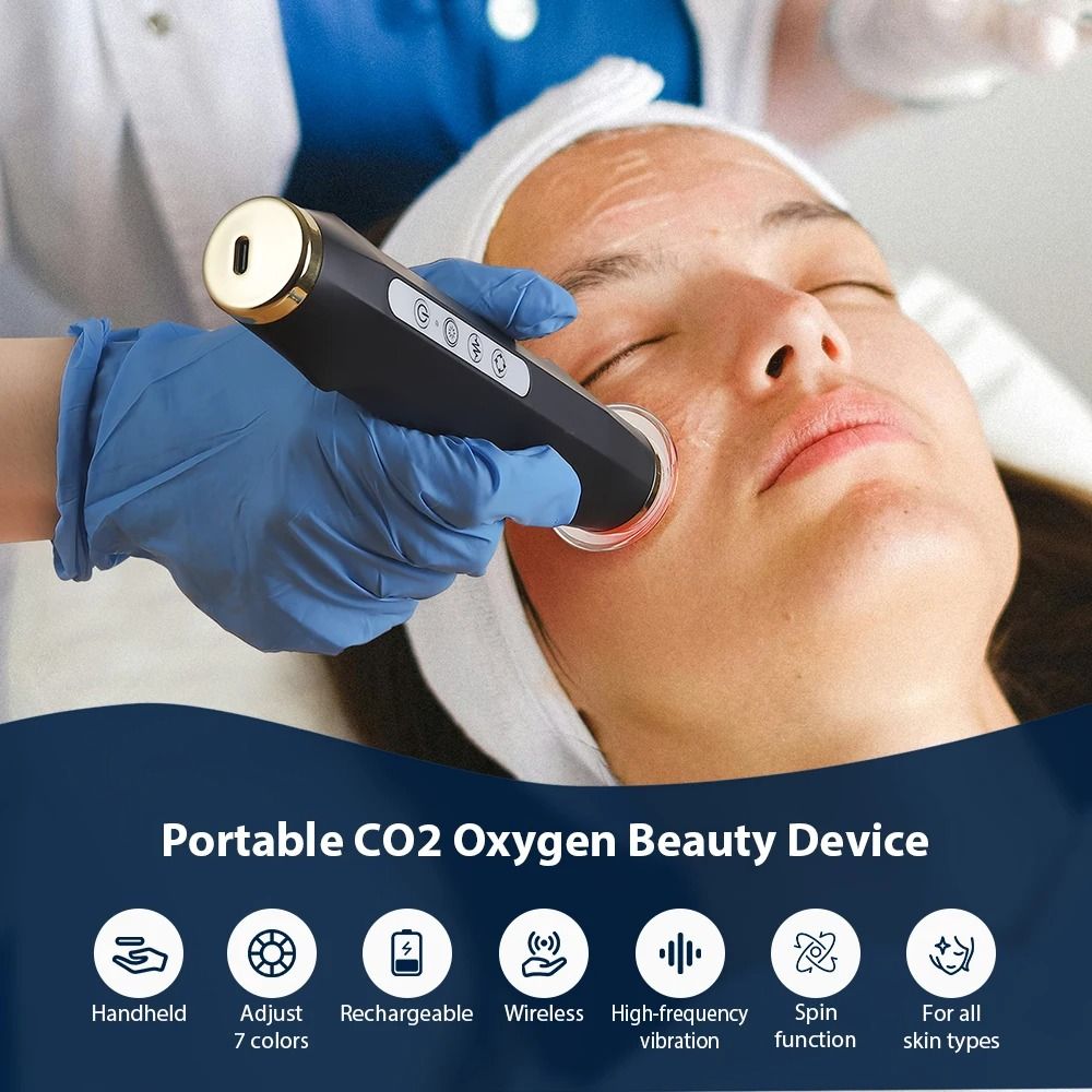 Oxygen Bubble Pen Facial Skin Care Device With 7 Color LED Light Therapy 6