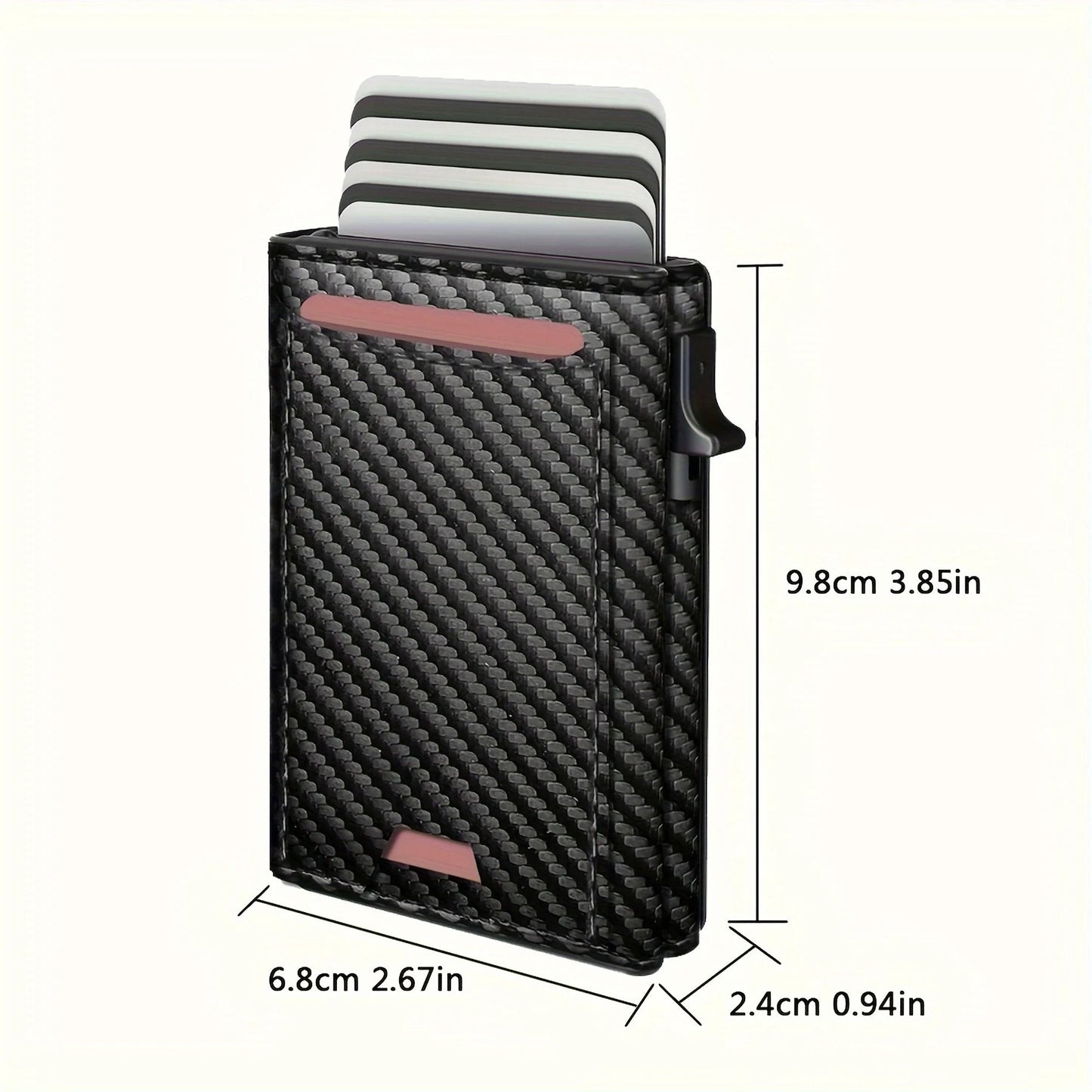 Mens RFID Blocking Business Wallet With MultiCard Slots And Magnetic Closure 1