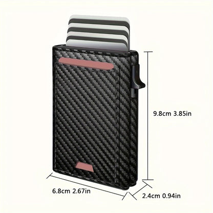 Mens RFID Blocking Business Wallet With MultiCard Slots And Magnetic Closure 1