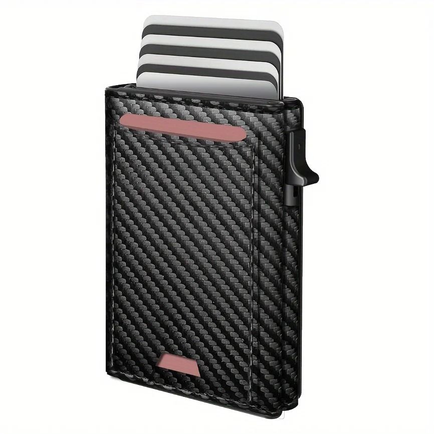 Mens RFID Blocking Business Wallet With MultiCard Slots And Magnetic Closure 6