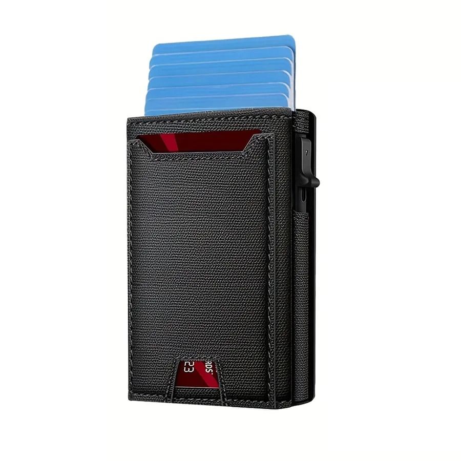 Mens RFID Blocking Business Wallet With MultiCard Slots And Magnetic Closure 7