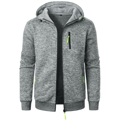 Mens Oversized Hoodie Jacket Winter Warm Zipper Sweatshirt 1