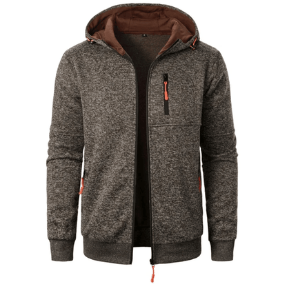 Mens Oversized Hoodie Jacket Winter Warm Zipper Sweatshirt 6