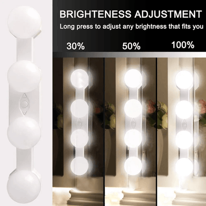 Cordless LED Makeup Mirror Light With Suction Cup And USB Rechargeable Design 4