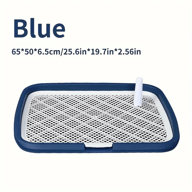Dog Potty Training Toilet Tray With Removable Net And Reusable Pee Pad Holder 5