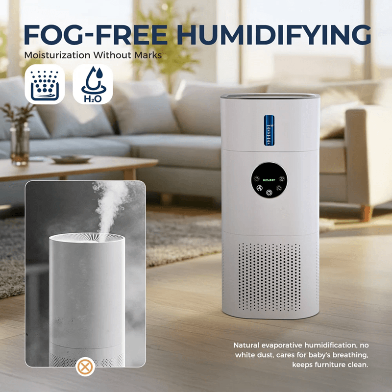 2 In 1 Air Purifier And Humidifier Combo With H13 HEPA Filter For Home And Bedroom 1