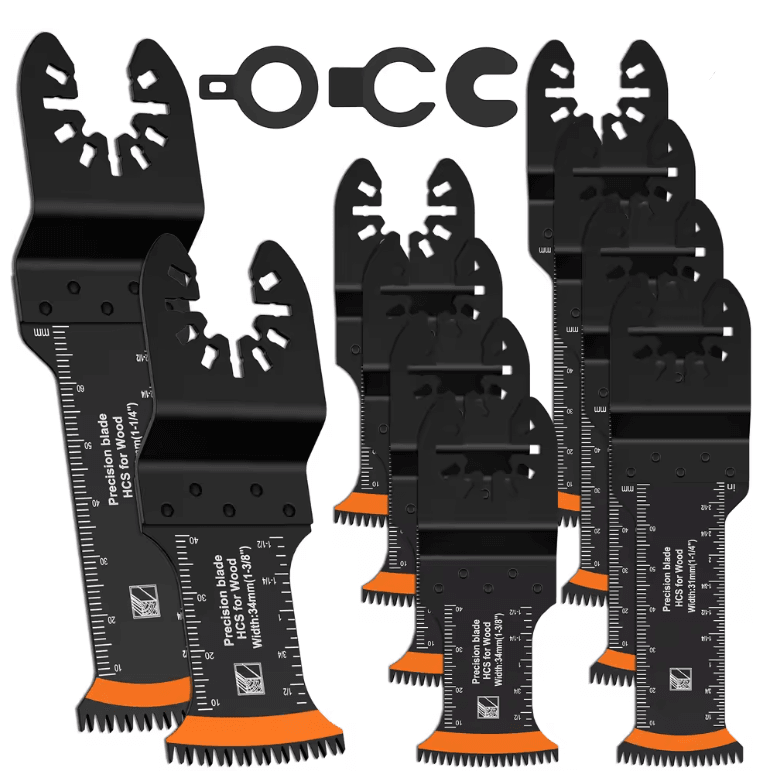 Japanese Oscillating Saw Blades High Carbon Steel Bi Metal Multitool Cutter Set