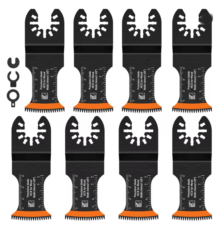 Japanese Oscillating Saw Blades High Carbon Steel Bi Metal Multitool Cutter Set 4