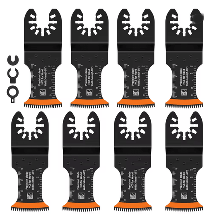Japanese Oscillating Saw Blades High Carbon Steel Bi Metal Multitool Cutter Set 4