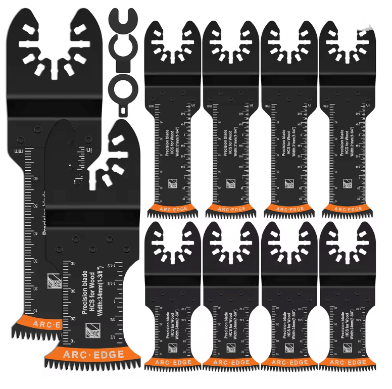 Japanese Oscillating Saw Blades High Carbon Steel Bi Metal Multitool Cutter Set 5