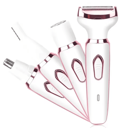 4 in 1 Electric Epilator and Hair Removal Trimmer for Face and Body