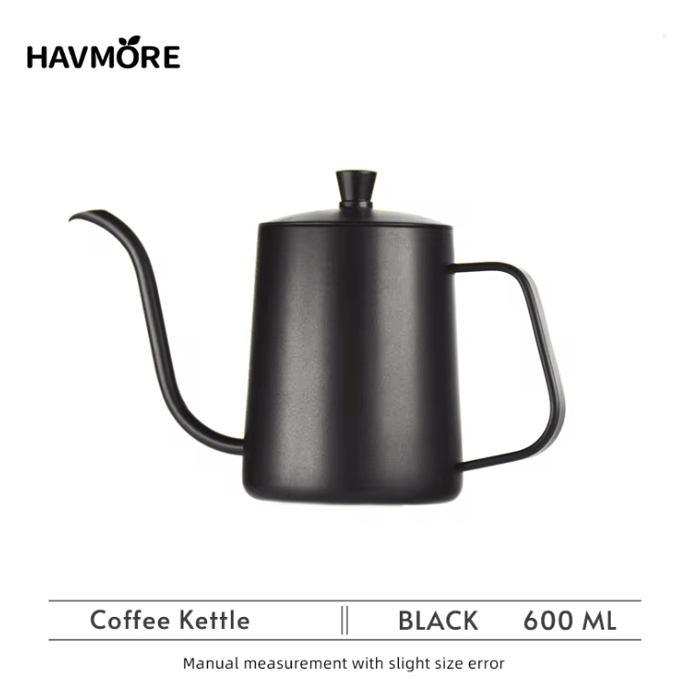 Stainless Steel Gooseneck Kettle 600ml Barista Coffee Pour Over Pot 2