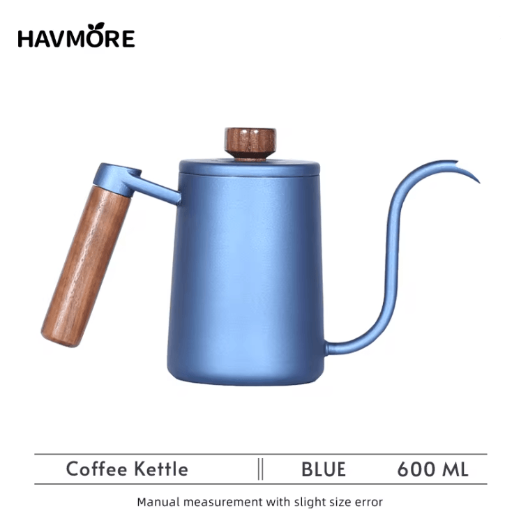 Stainless Steel Gooseneck Kettle 600ml Barista Coffee Pour Over Pot 3