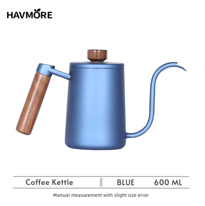 Stainless Steel Gooseneck Kettle 600ml Barista Coffee Pour Over Pot 3