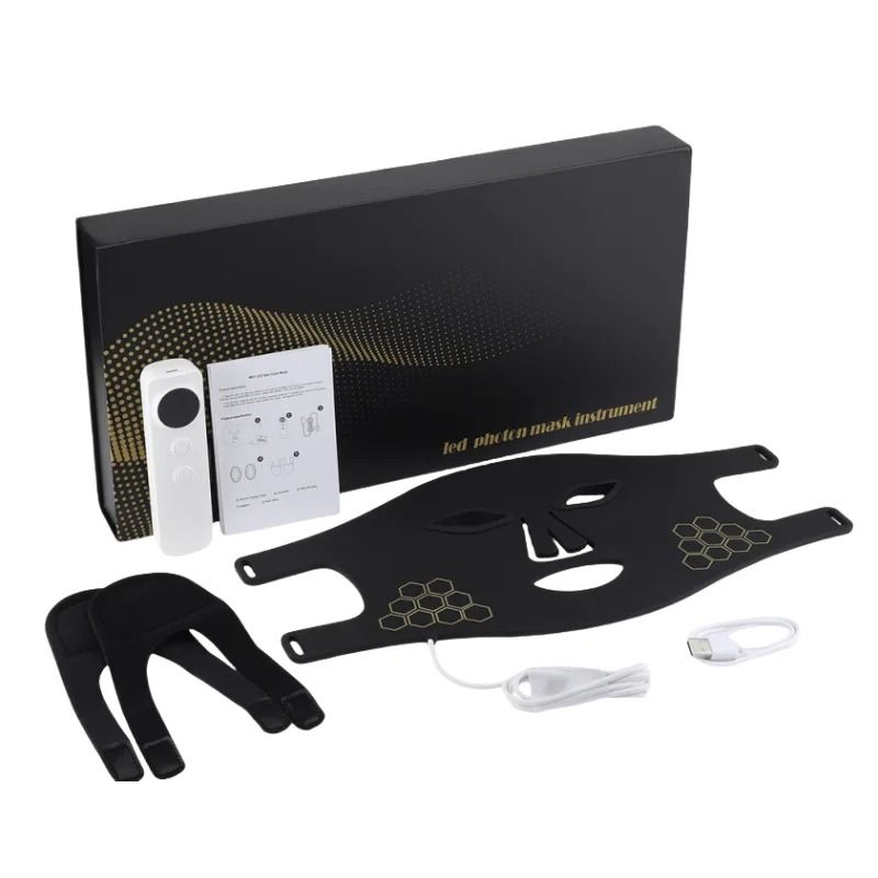 LED Red Light Therapy Mask 460nm 660nm 850nm For Skin Rejuvenation Anti Aging 1