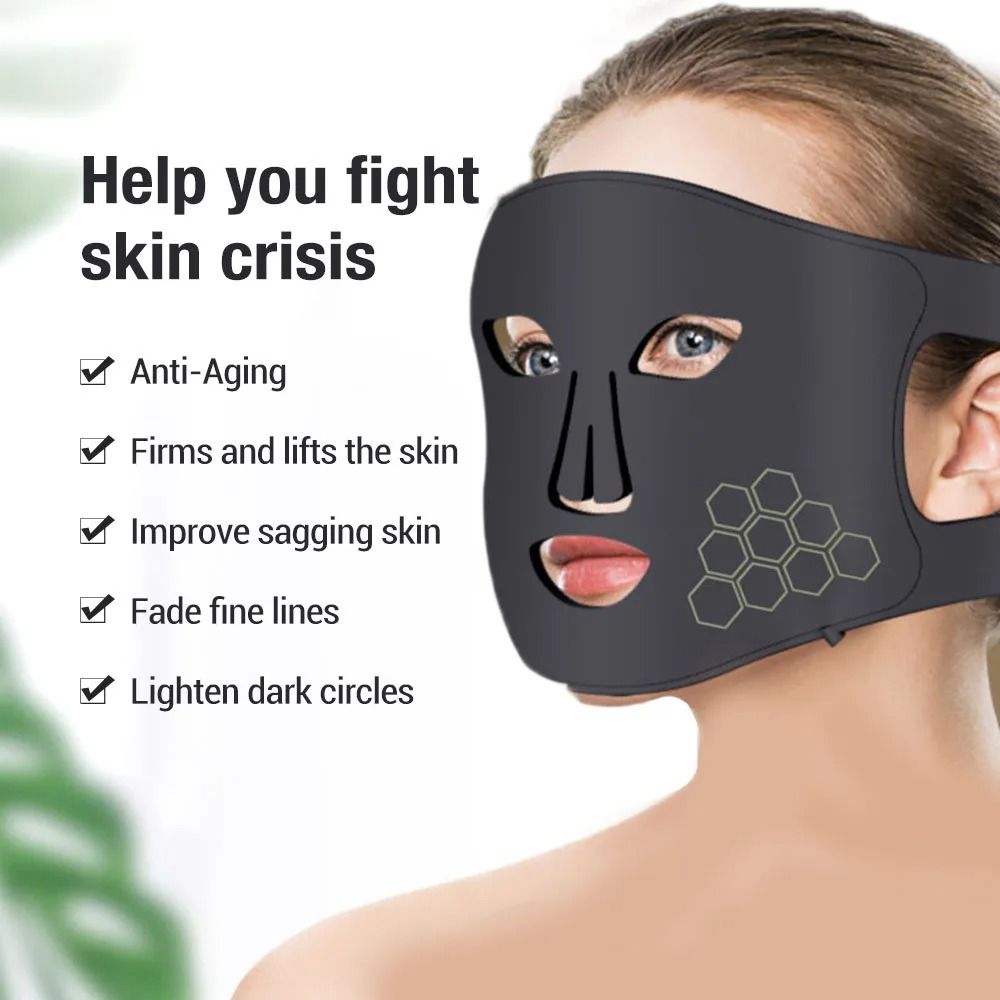 LED Red Light Therapy Mask 460nm 660nm 850nm For Skin Rejuvenation Anti Aging 3