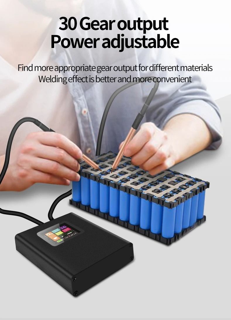 Digital Portable Spot Welder Kit With Adjustable Speed And Display For 18650 Lithium Battery Projec 2