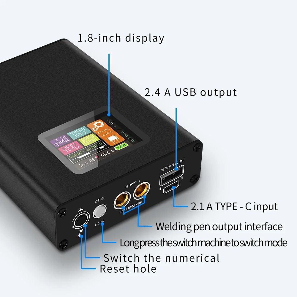 Digital Portable Spot Welder Kit With Adjustable Speed And Display For 18650 Lithium Battery Projec 3