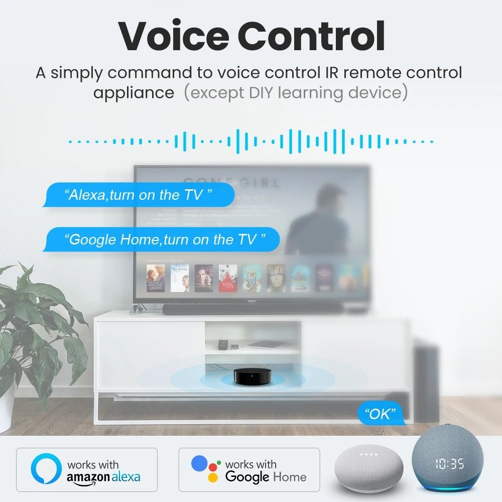 Smart WiFi Universal Remote Control With Tuya App For Air Conditioners TVs And Home Devices 2