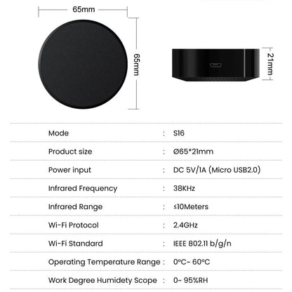 Smart WiFi Universal Remote Control With Tuya App For Air Conditioners TVs And Home Devices 5