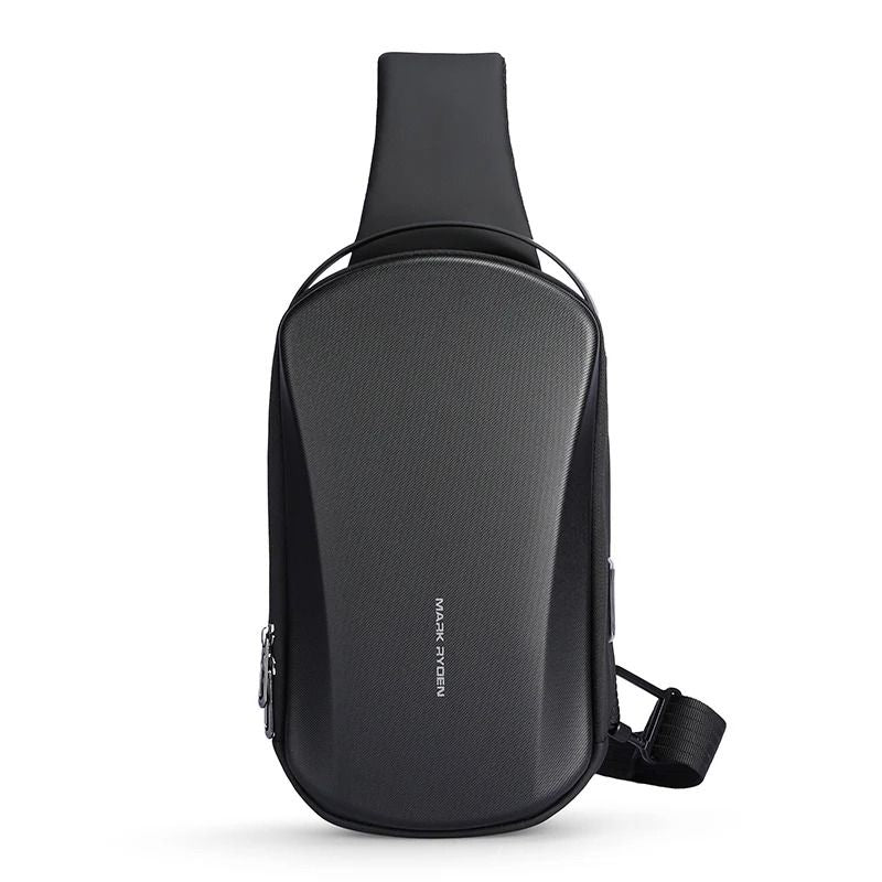 Waterproof Hard Shell Crossbody Bag With USB Charging Port 5