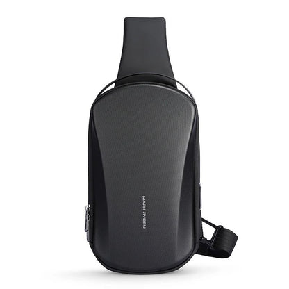 Waterproof Hard Shell Crossbody Bag With USB Charging Port 5