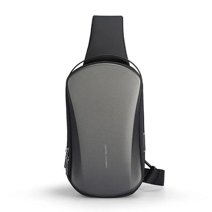 Waterproof Hard Shell Crossbody Bag With USB Charging Port 6