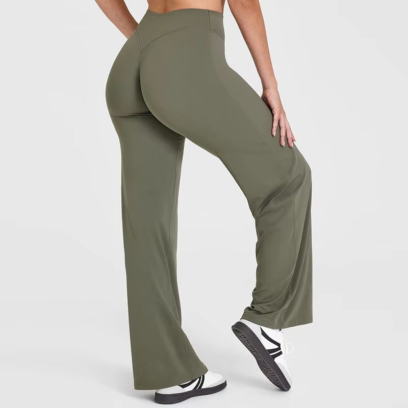 ButterSoft Womens StraightLeg Yoga Pants  MidWaist Active  Lounge Trousers 2