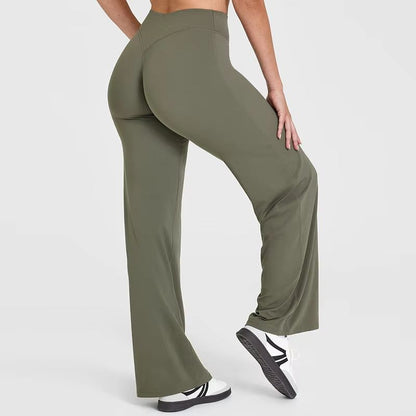 ButterSoft Womens StraightLeg Yoga Pants  MidWaist Active  Lounge Trousers 11