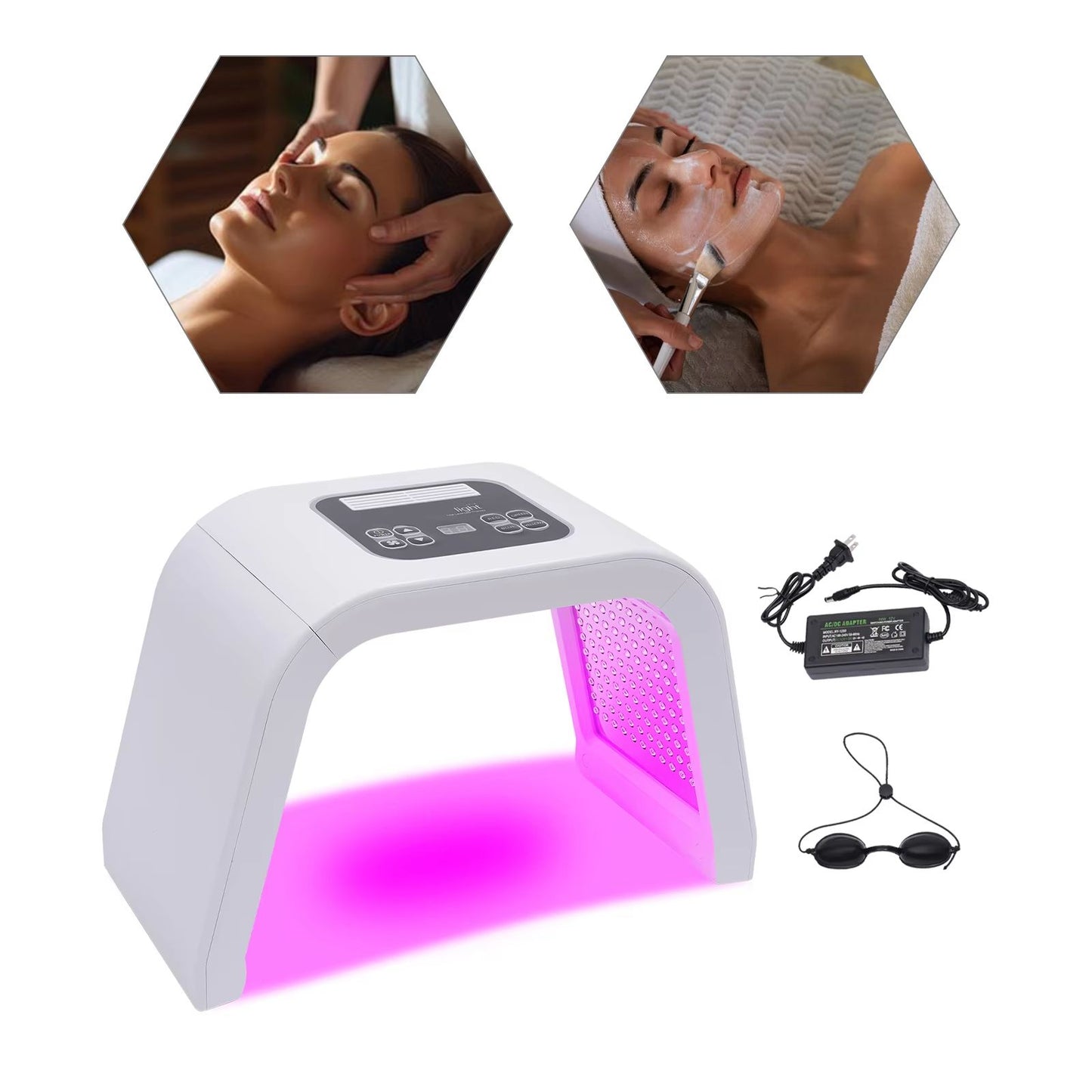 7Color LED Light Therapy Mask  Professional 7in1 Skin Care Beauty Device For Home  Spa 2